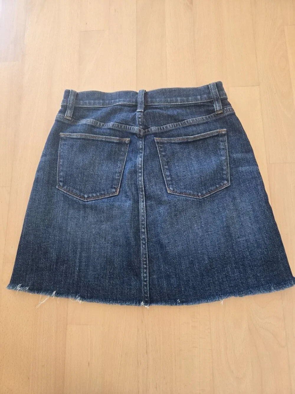 J.Crew Frayed Denim Skirt